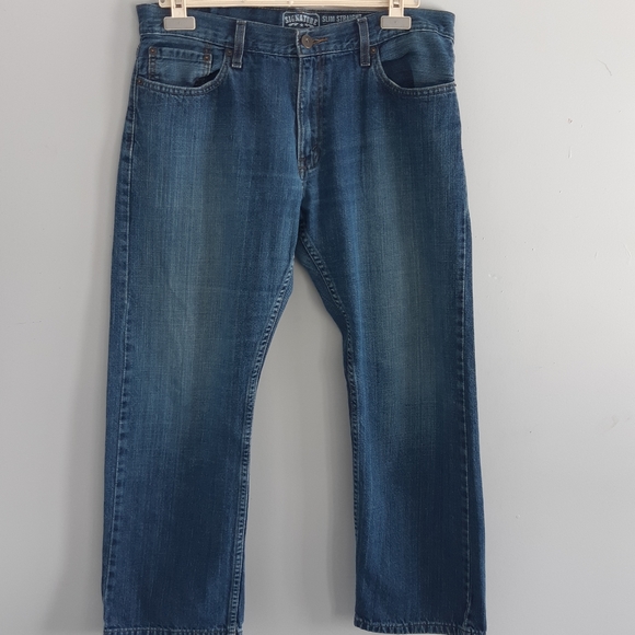 Signature levi strauss & CO slim straight mens jeans Size 36 - Picture 5 of 16